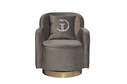 Кресло вращающееся Garda Decor 87YY-KRES-2182 SER серое