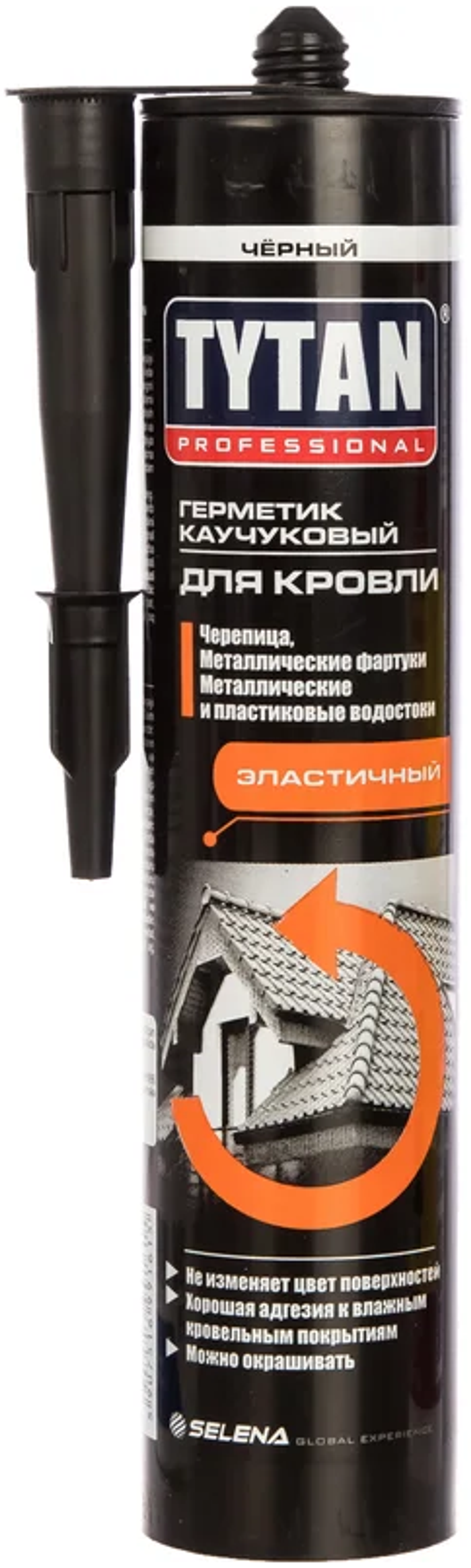 Герметик Титан 310мл каучуковый черный