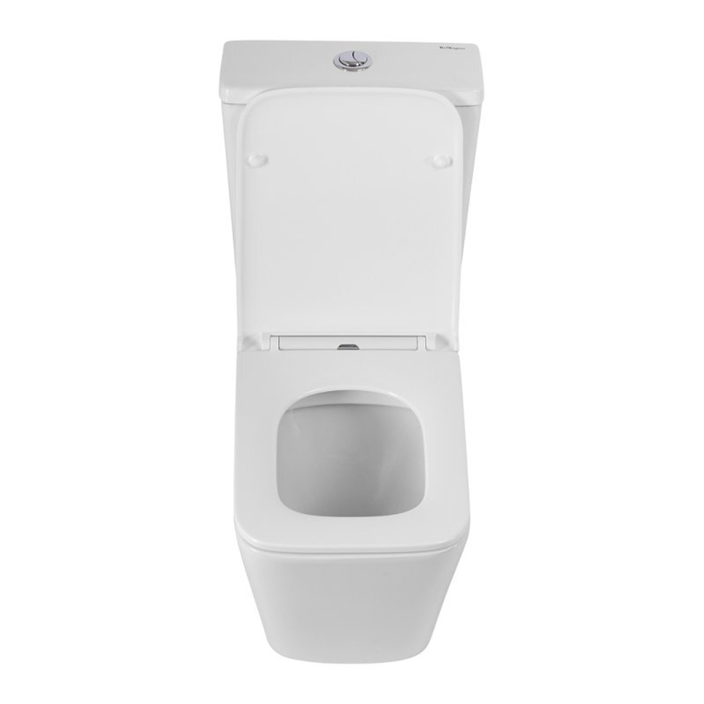 Унитаз-компакт безободковый BelBagno Ardente-R BB02093CPR/SC с крышкой-сиденьем микролифт, белый