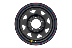 Диск усиленный УАЗ стальной черный 5x139,7 7xR15 d110 ET-19 (треугольник)