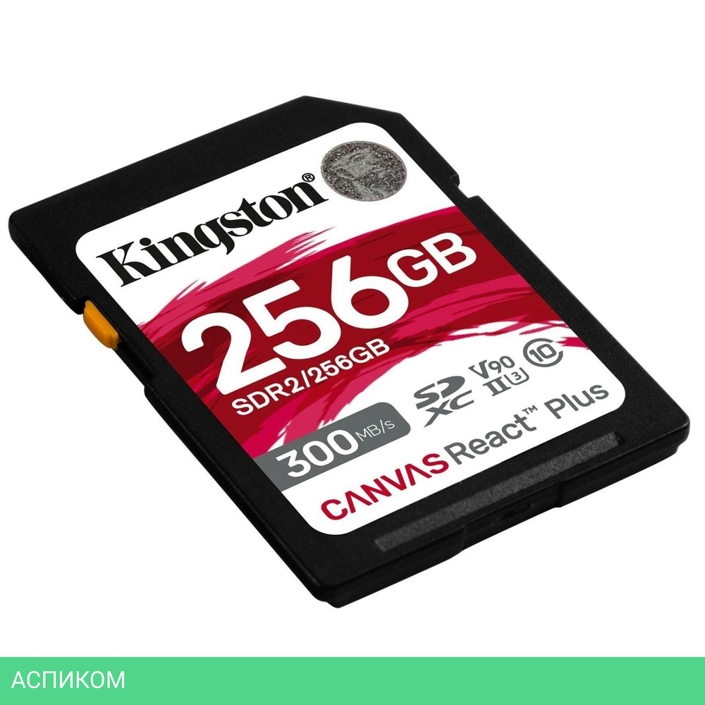 Карта памяти Kingston SDXC 256Gb Class10 (SDR2/256GB)