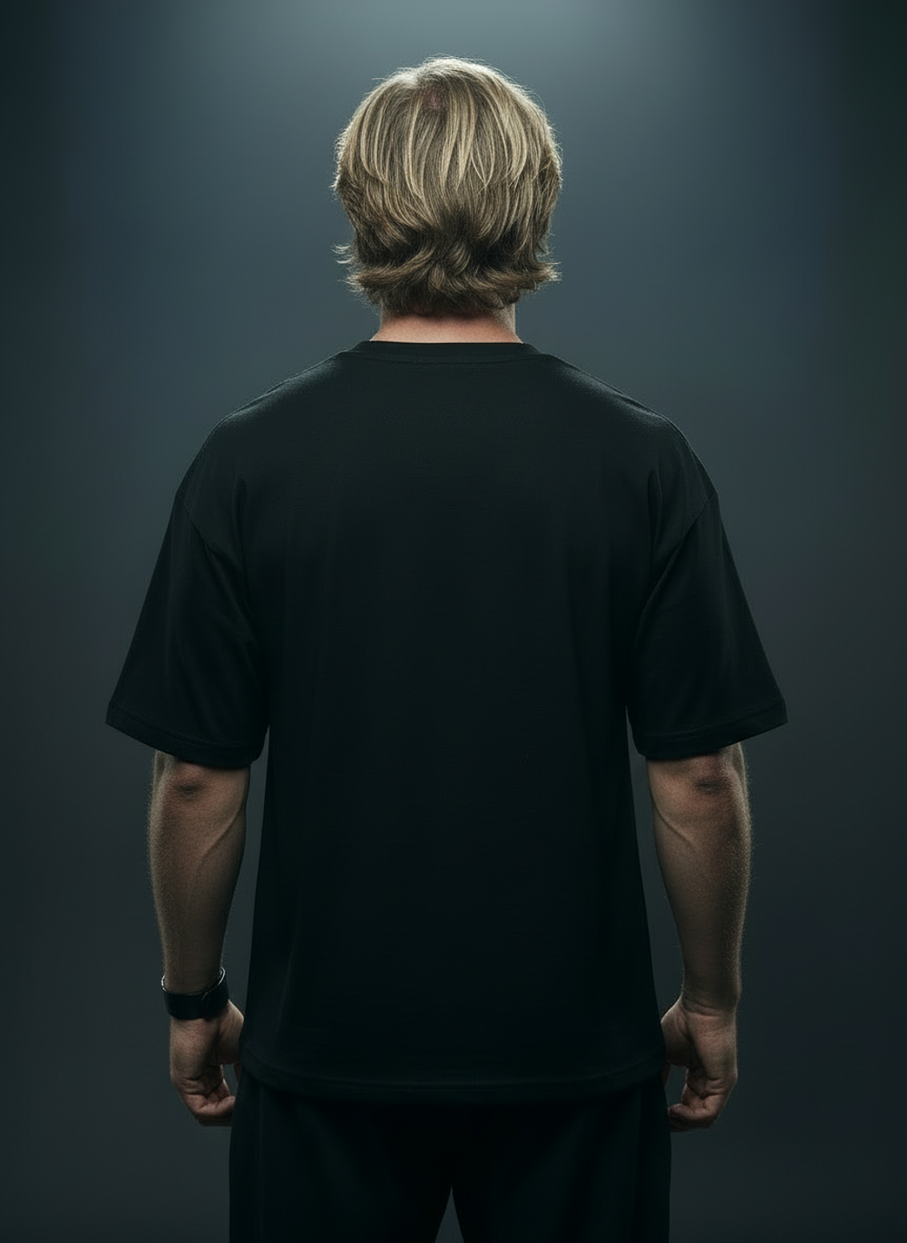 Футболка оверсайз хлопковая мужская LEGENDA Вальхалла черная