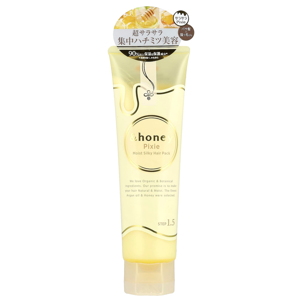 &honey, Pixie Moist Silky Hair Pack, Star Fleur Honey, 130 г (4,5 унции)
