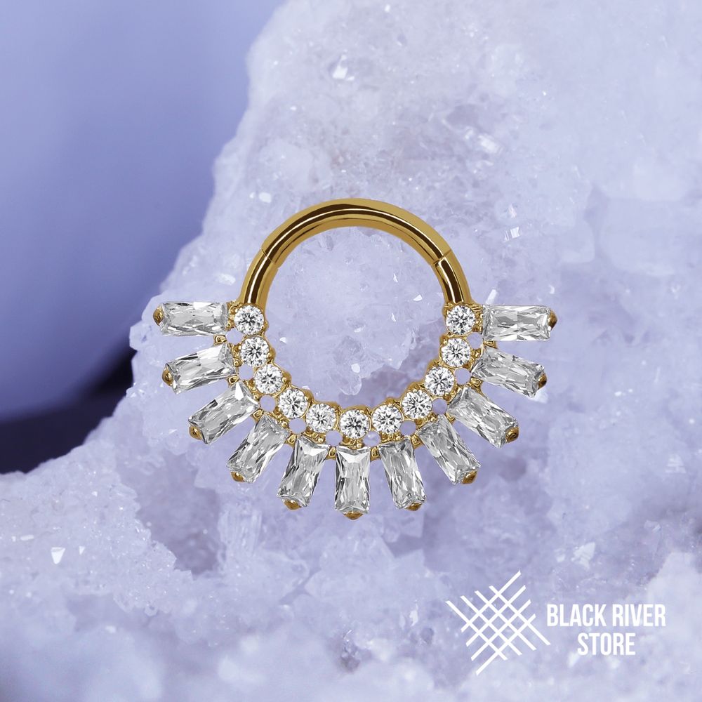 Кликер Notic Crystal PVD Yellow 1.2мм