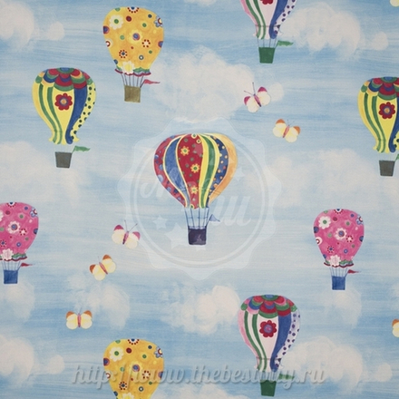 Шторы для детской: Шары  (арт. А30-557)  - (145х268)х2 см.