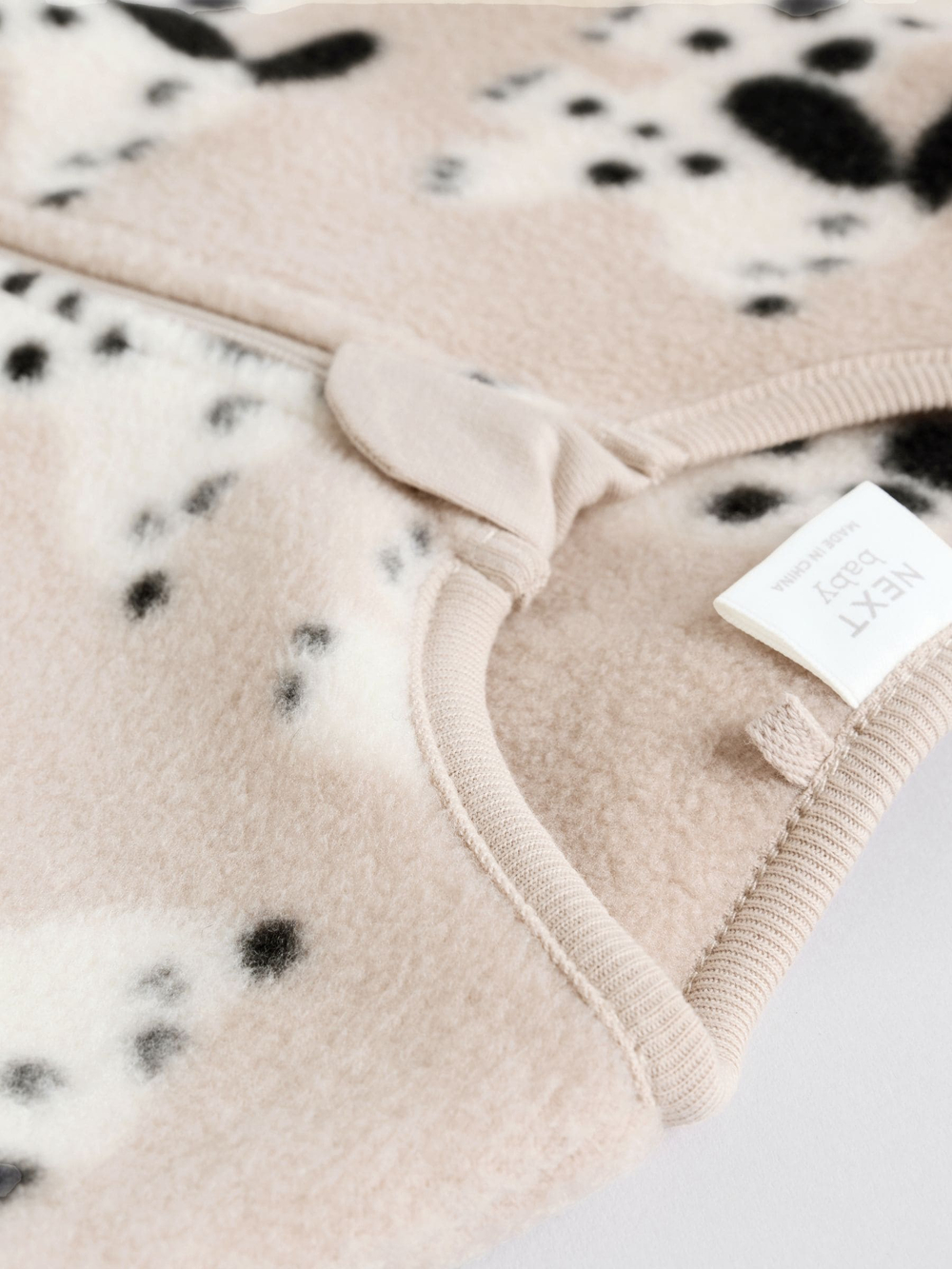 Комбинезон / Cлип для малышей флисовый Next F73-334, 2 шт., Молочный, Бежевый