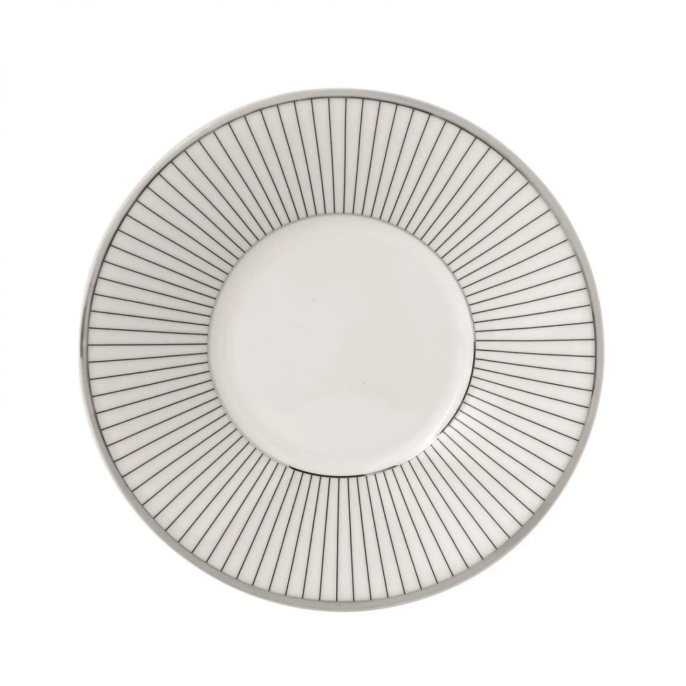 Wedgwood Блюдце Jasper Conran Pin Stripe 12 см для чашки эспрессо