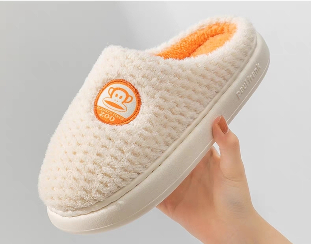 Домашние тапочки Paul Frank Plait (White)