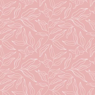 Белые ветки на пыльном розовом