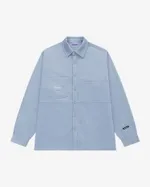 Купить Рубашка Ymkashix Velvet Button голубая Рубашка Ymkashix Velvet Button голубая