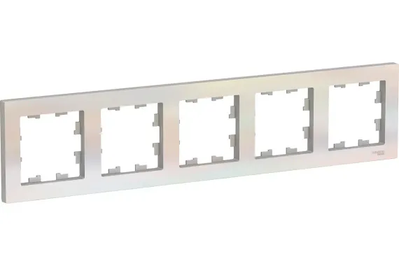 Рамка Systeme Electric ATLASDESIGN 5 постовая белая 35951