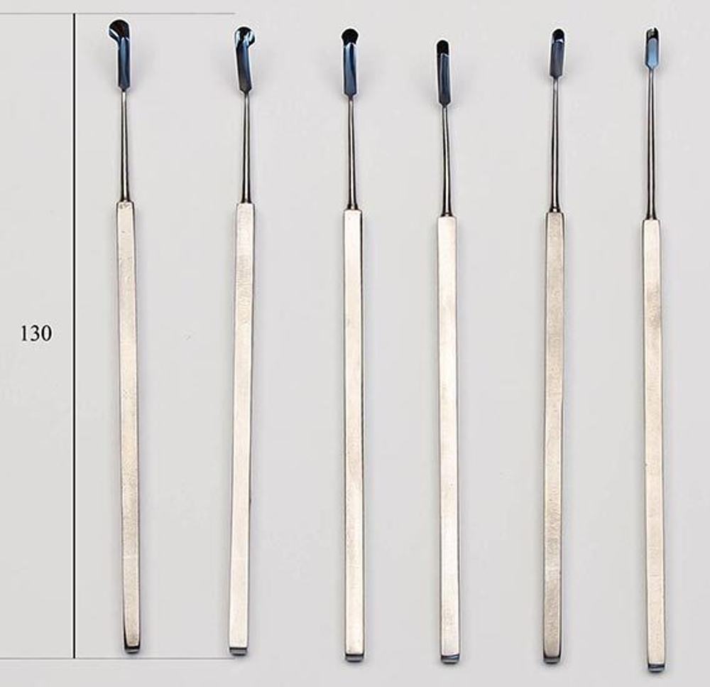 НОЖ ДЛЯ РАССЛАИВАНИЯ РОГОВИЦЫ ГЛАЗНОЙ В СЛЕДУЮЩИХ ИСПОЛНЕНИЯХ: МАЛЫЙ, СРЕДНИЙ, БОЛЬШОЙ, КРУГЛЫЙ, ПРАВЫЙ, ЛЕВЫЙ