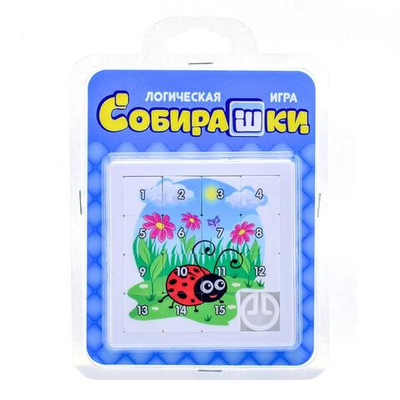 Логическая игра "Собирашки" (Божья коровка) (Нордпласт)