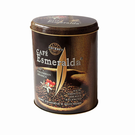 Кофе в металл. банке овальной CAFE Esmeralda (молотый) 200 г