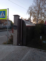 Навес под откатные ворота.