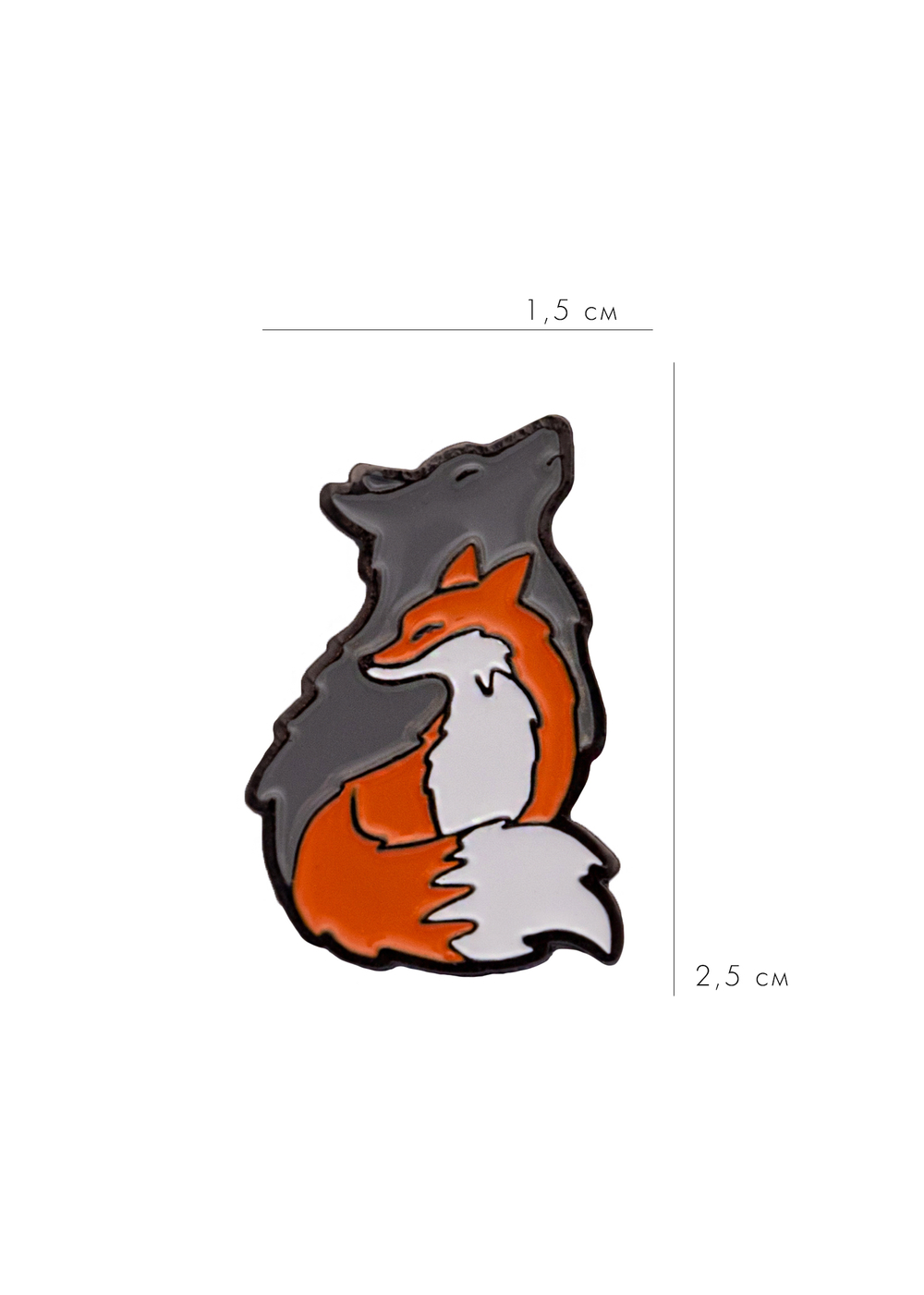 Значок "Волк и Лиса"