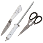 Набор ножей 8 пр, с подст, Белый гранит, Y4-5461