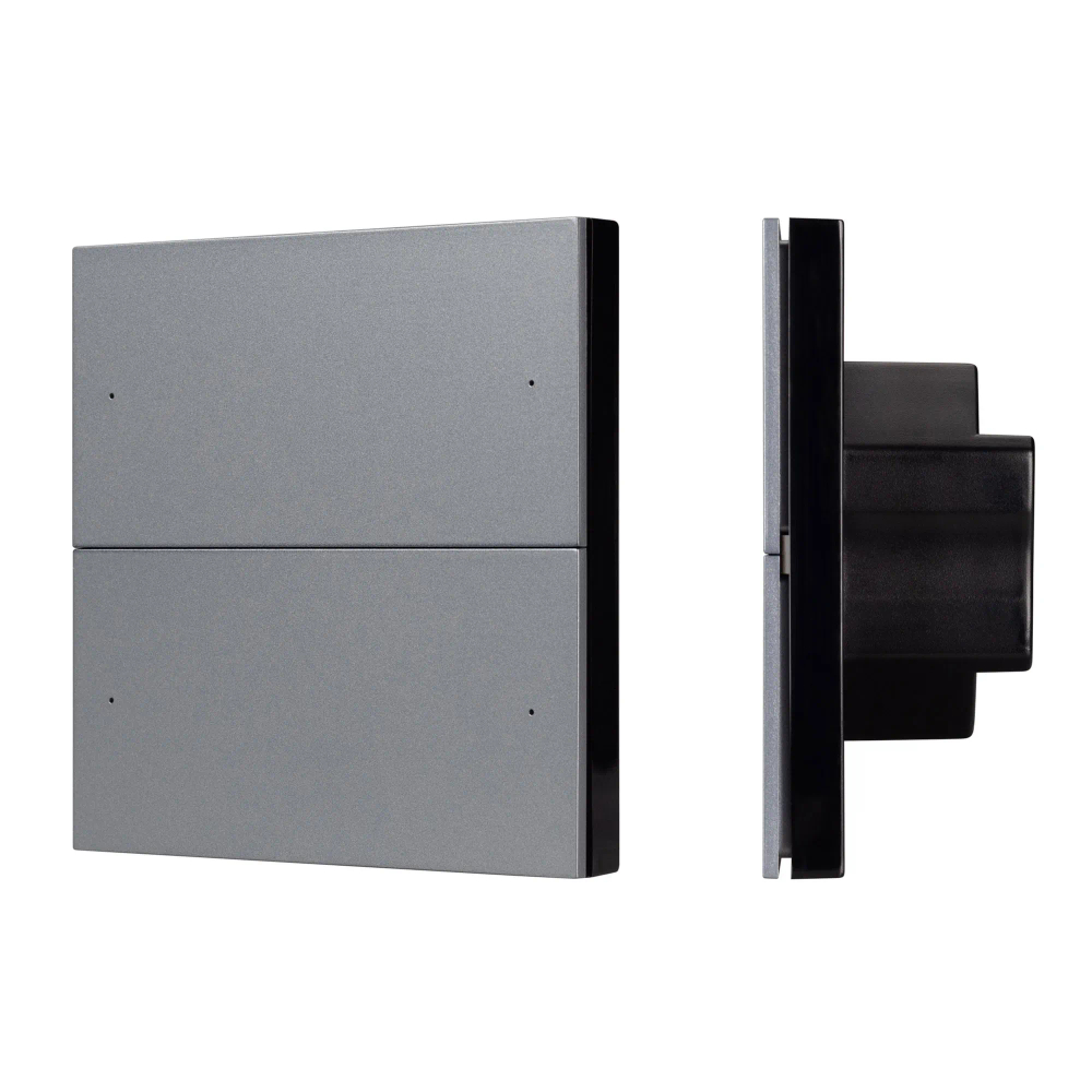 INTELLIGENT ARLIGHT Кнопочная панель SMART-DMX512-801-22-4G-4SC-DIM-IN Grey (230V, 2.4G) (IARL, IP20 Пластик, 5 лет) 039311