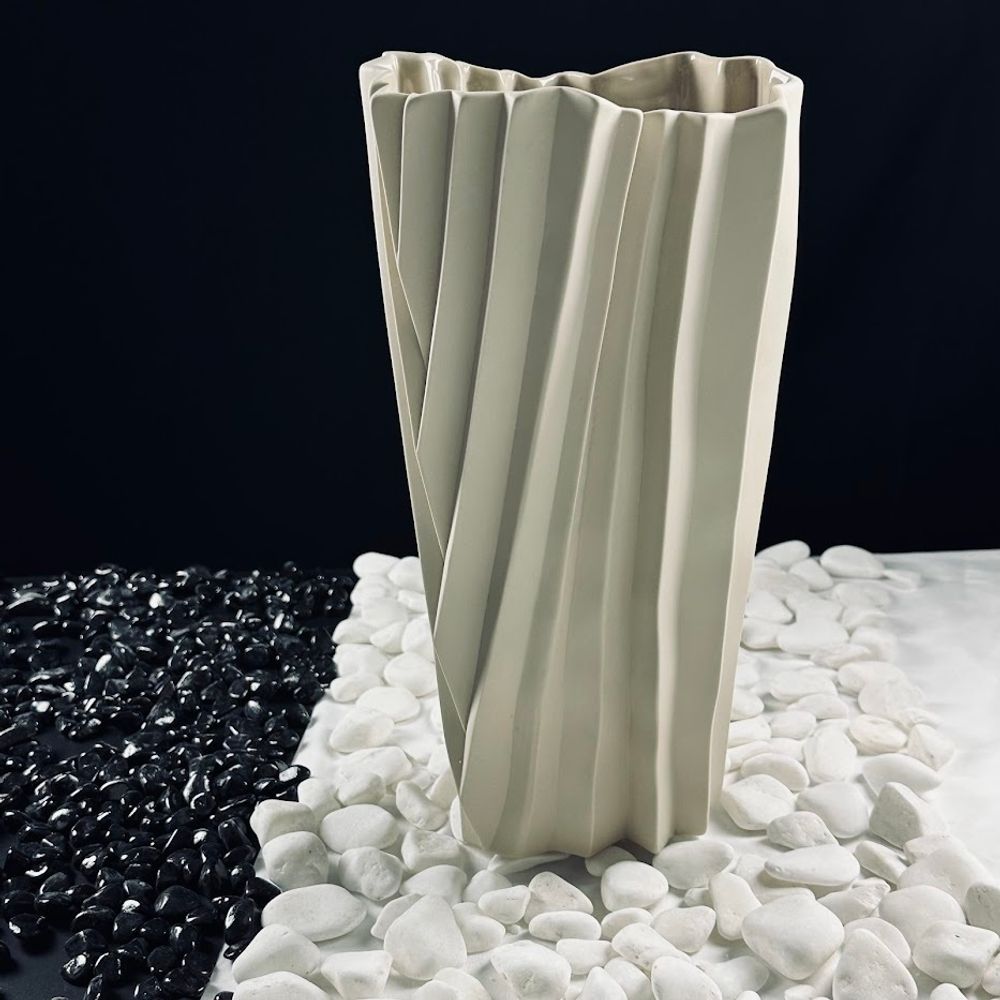 Lenardi 135-102 Ваза 35см ЭФИОПИЯ в под.уп.(х4)Фарфор