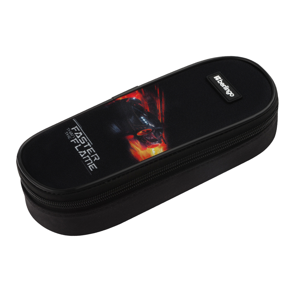 Пенал корпусный 1 отделение, 220*90*45 мм, Berlingo "Faster Than The Flame", полиэстер