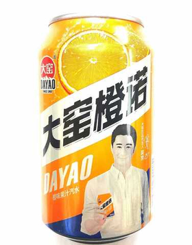 Газированный напиток со вкусом апельсина Dayao, 330 мл