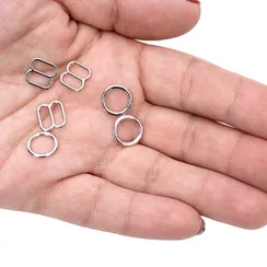 Кольцо для бретели серебро 8 мм, Arta-F