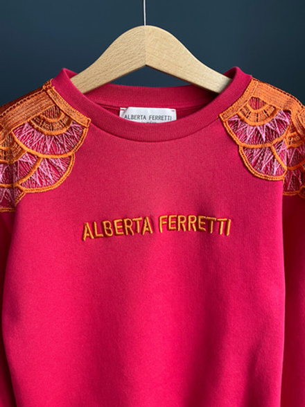 Хлопковый свитшот Alberta Ferretti, 128