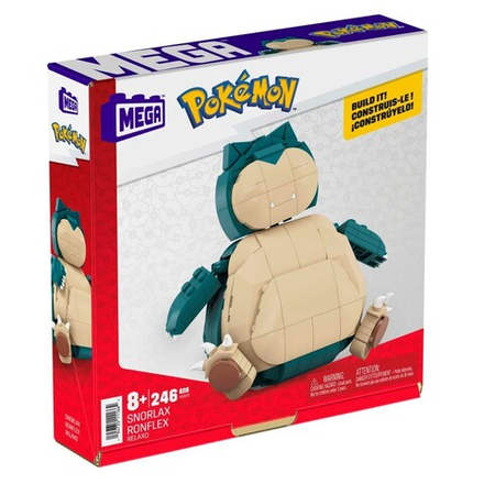 МЕГА Покемон - Снорлакс Набор строительных блоков 246 деталей. HLB70 / артикул   HLB70  / GTIN 194735111664