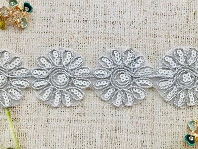 Тесьма термоцветы, ш. 6 см.