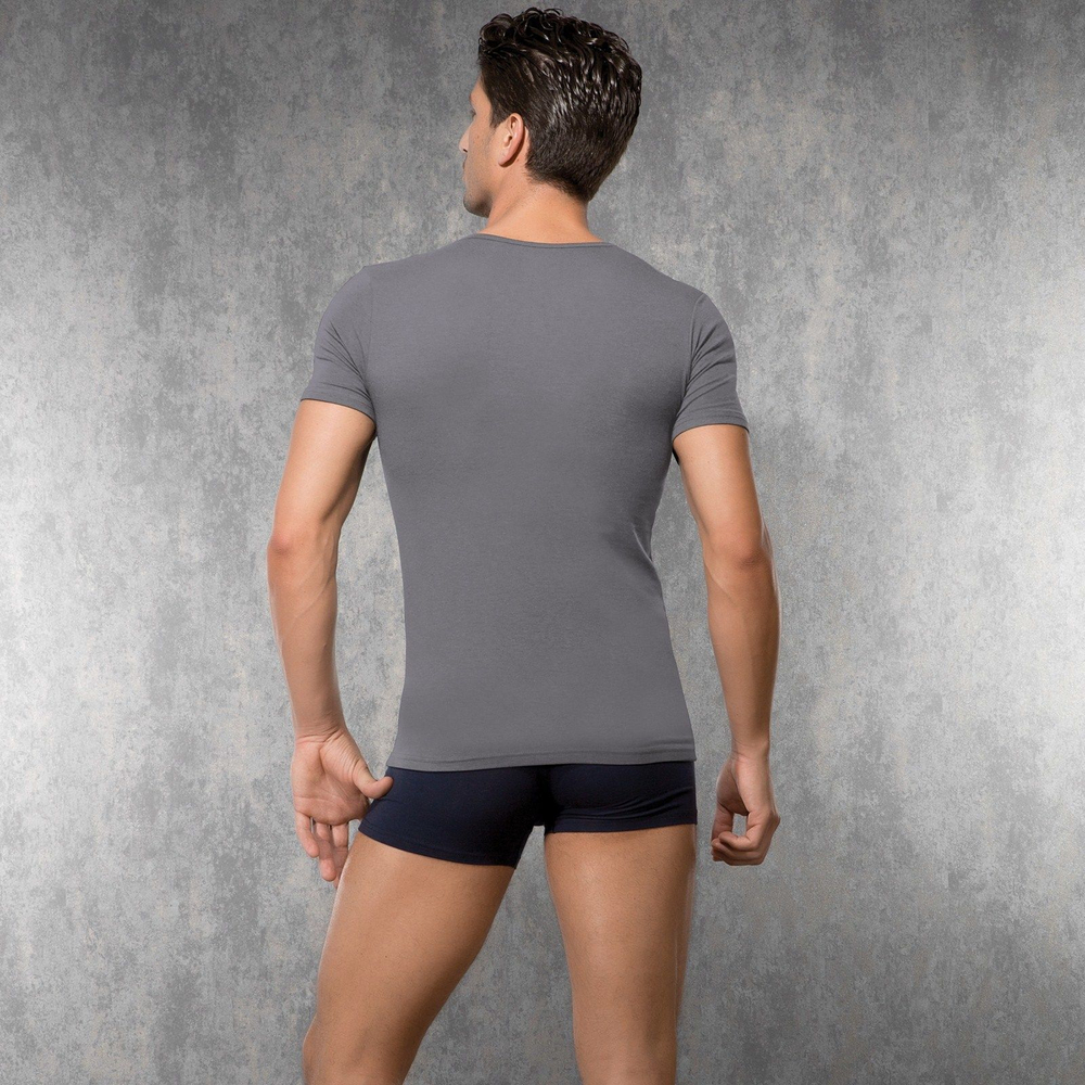 Мужская футболка с V-образным вырезом Doreanse City (Размер: M) (Цвет: изумрудный)