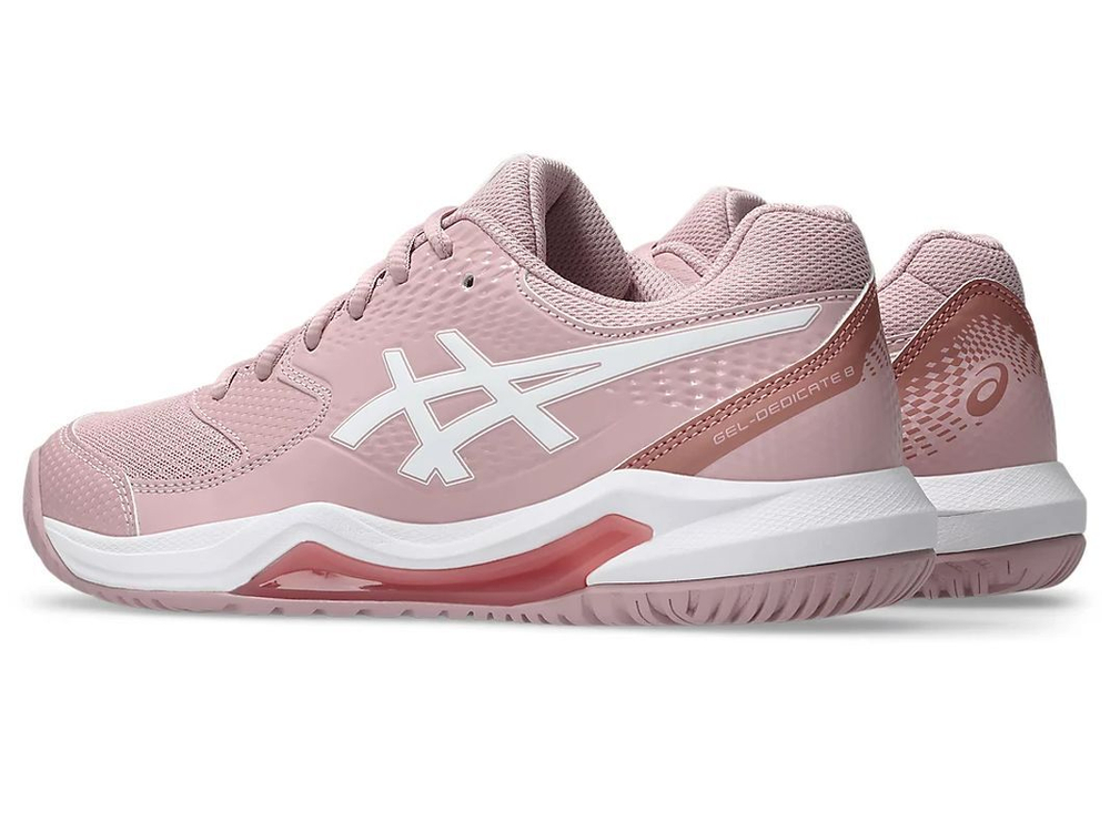 Женские Кроссовки теннисные Asics Gel-Dedicate 8 - morganite/white