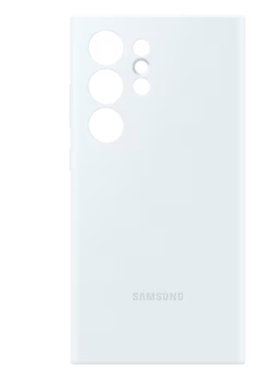 Чехол-накладка Silicone Case S24 Ultra (Белый)