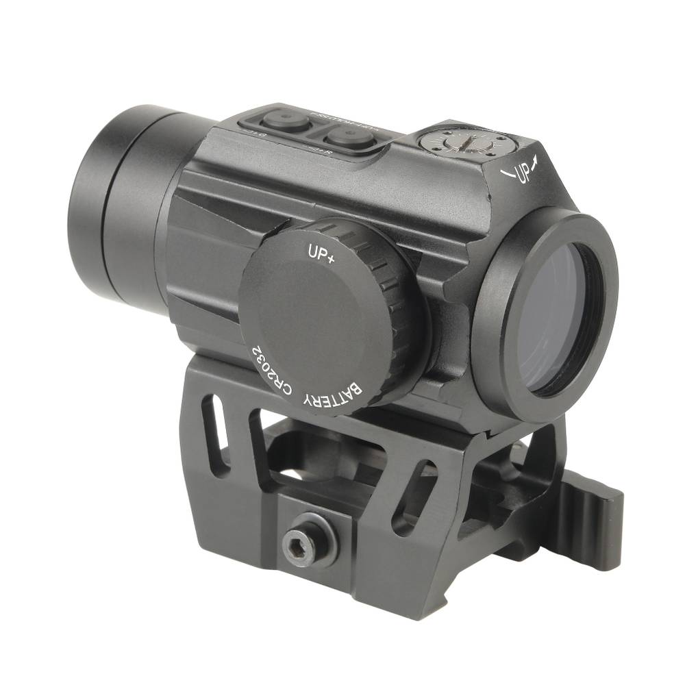 Прицел коллиматорный Veber Black Russian DOT 125 RG (закрытый, объектив 25мм, 4 МОА, метка точка красная/зеленая, вивер)