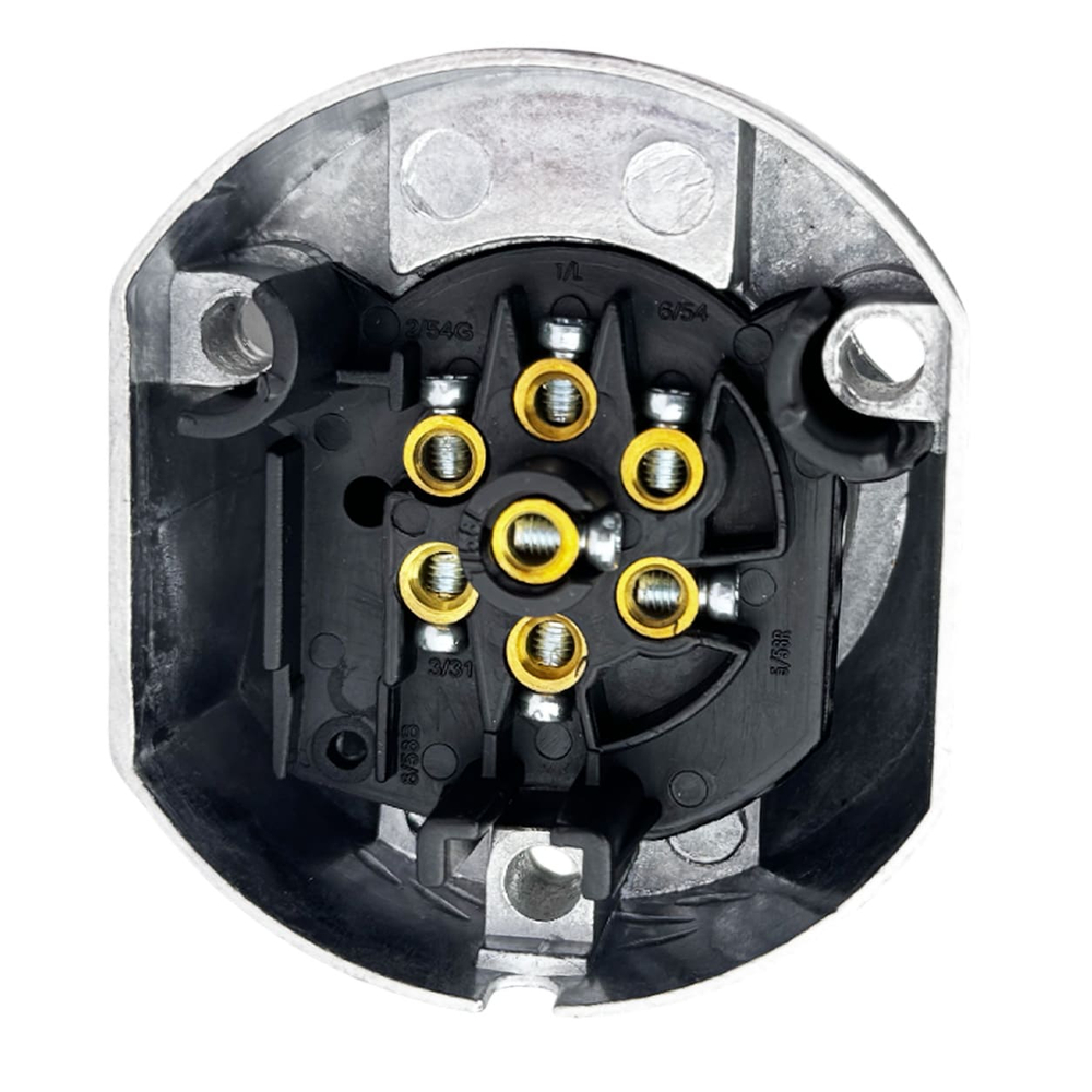 Розетка влагостойкая 7pin 12V TM3000 (металл) Trailercom