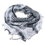 Арафатка шемаг черно-белая