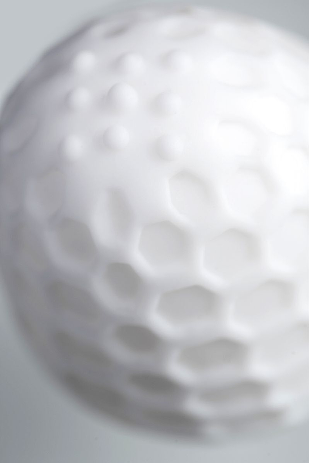 Белый рельефный мастурбатор Pufl (Цвет: белый)