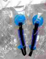 Бампербол «Прозрачно-синий», ТПУ, диаметр 1.5 м