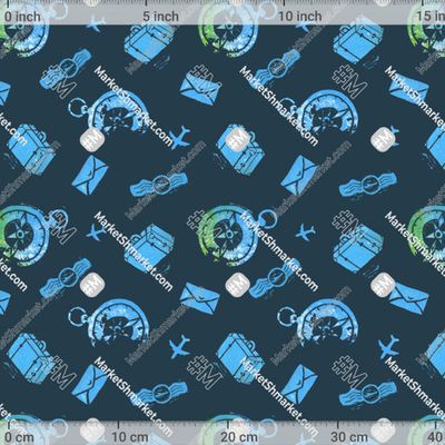 Путешествие с чемоданом на темном фоне by Ruthenia 405 DPI