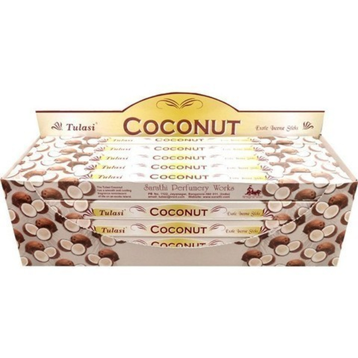 Tulasi Coconut четырехгранник Благовоние Кокос