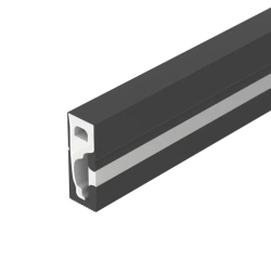 Силиконовый профиль WPH-FLEX-0616-SIDE-S9-5m FULL BLACK (Arlight, Силикон) 045842