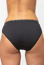 Женские трусы-слипы из хлопка (Размер: M) (Цвет: темно-серый)