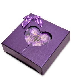 ЯЛ-20-04/3 Подарочный набор «Розы» фиолетовый