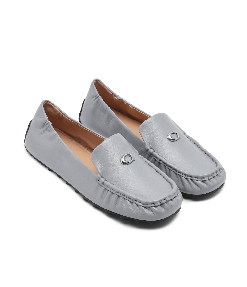 Кожаные мокасины ronnie Coach - графитовый(CP918)