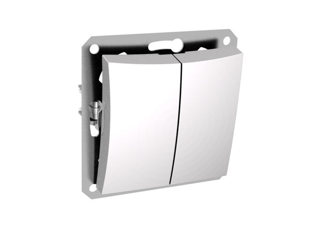 Выключатель 2кл. с/п бел.ДУЭТ WDE000151