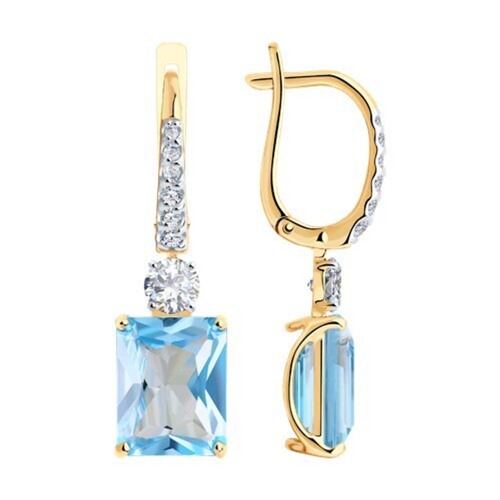 Серьги из золота 585 пробы