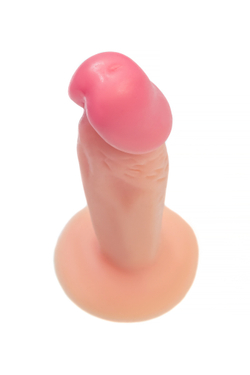 Реалистичный фаллоимитатор RealStick Nude Vere, PVC, телесный, 11 см