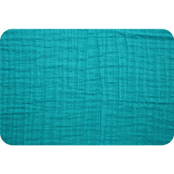 Ткань для пэчворка Peppy Марлевка Solid Embrace, отрез 100х125 см, 120 г/м², TEAL, Shannon Fabrics