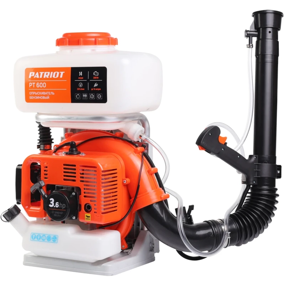 PATRIOT PT 600 опрыскиватель бензиновый ранцевый 755302615