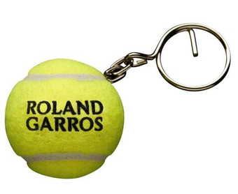Брелок Wilson Tennis Ball Keychain Roland Garros Tournament - желтый