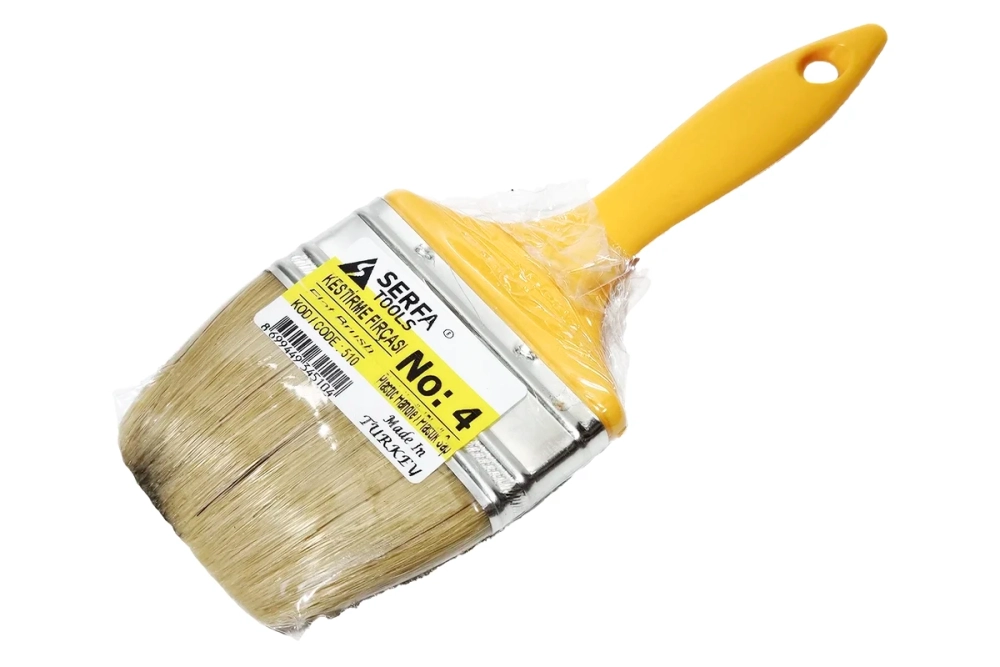 Кисть № 4 малярная с пластиковой ручкой Serfa 510